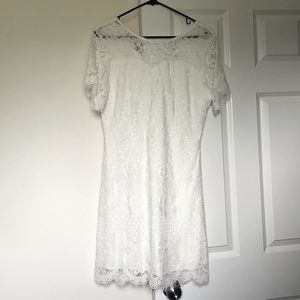 MSLG White Lace Dress size Large perfect for a wedding event
